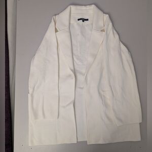 Quince Cream Textured Blazer